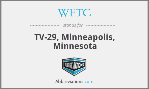 What is the abbreviation for tv-29, minneapolis, minnesota?